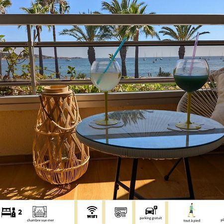 "Le Palmier Dore", Cosy T3 A 3 Minutes A Pied Des Plages, Parking Et Clim Sanary-sur-Mer Buitenkant foto