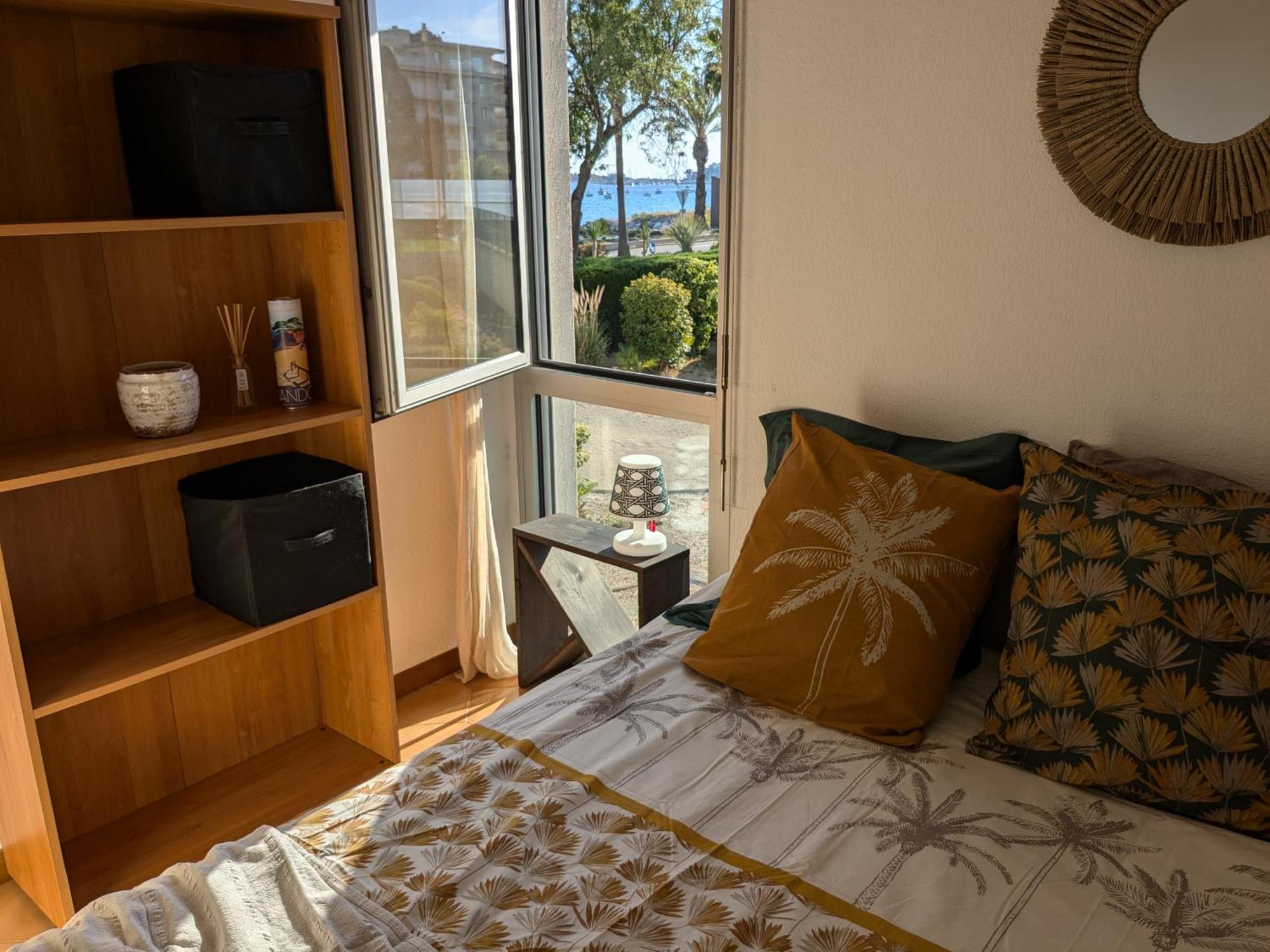 "Le Palmier Dore", Cosy T3 A 3 Minutes A Pied Des Plages, Parking Et Clim Sanary-sur-Mer Buitenkant foto